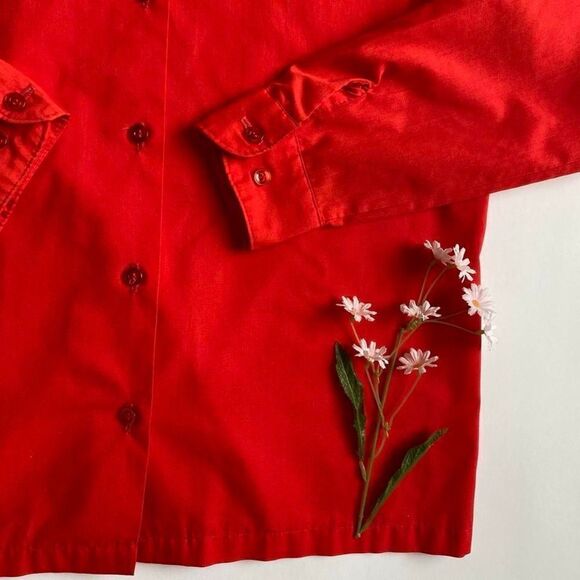Vintage red blouse - Picture 3 of 5